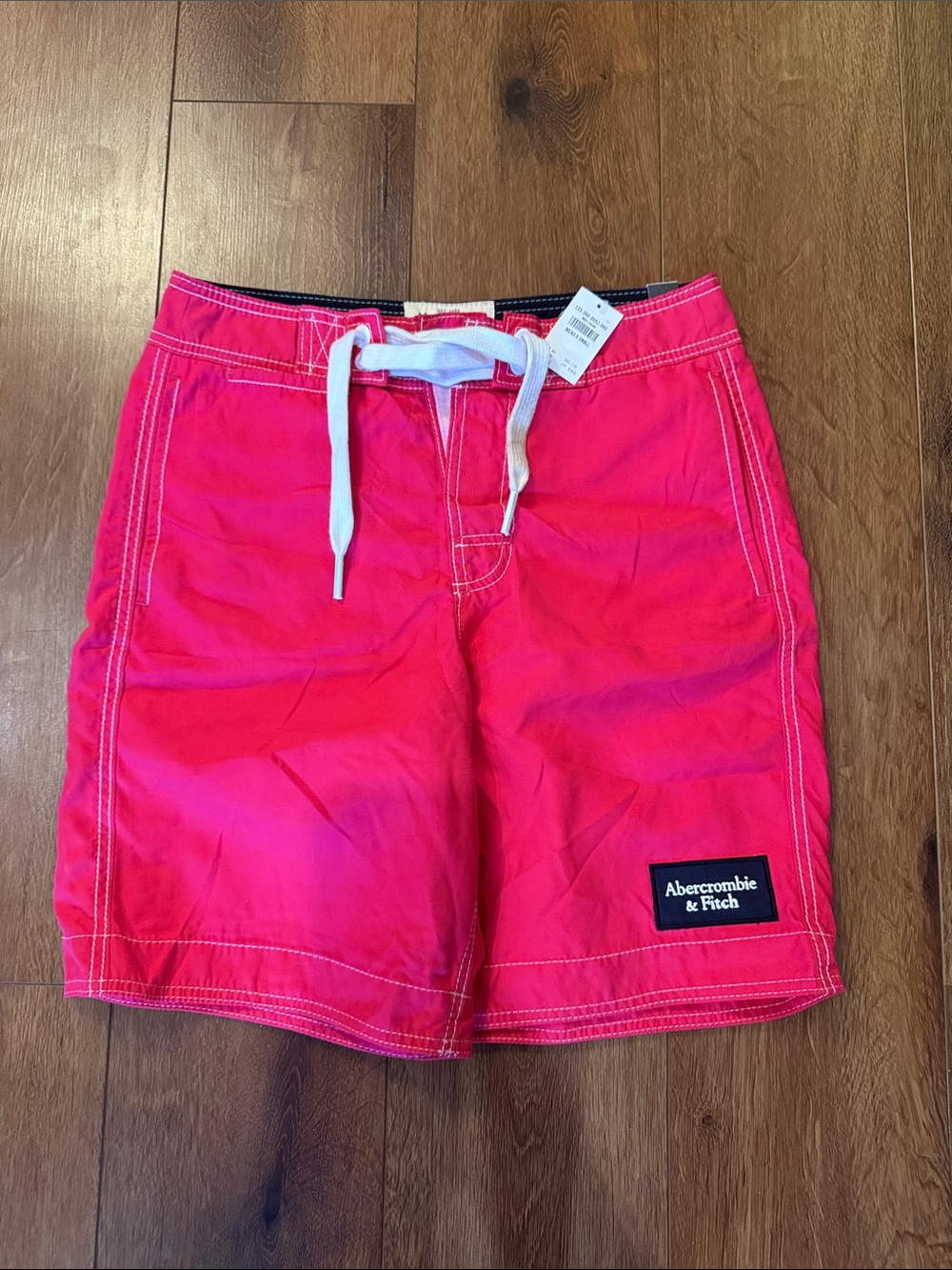 Abercrombie & Fitch Kids Bright Pink Swim Shorts